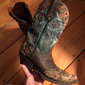 Dan Post Vintage BlueBird Cowboy Boots